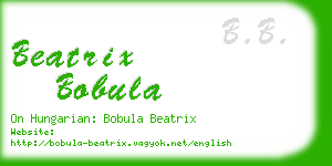 beatrix bobula business card